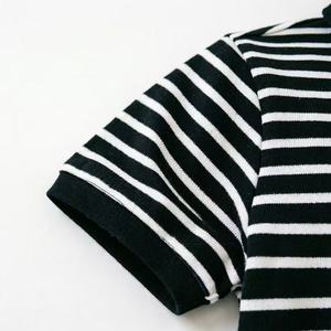 Vêtements pour bébé garçon avec chemises polo rayées en coton à manches courtes et ensemble de pantalon court pour enfants âgés de 2 à 8 ans - Product Image 4