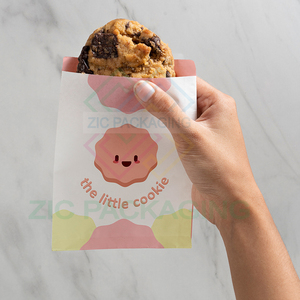 Customized Wax Greaseproof Paper <strong>Bag</strong> for French Fries <strong>Pizza</strong> Pancake Strawberry Pie Sandwich <strong>Bag</strong> Cookie <strong>Bag</strong> Package - Product Image 2