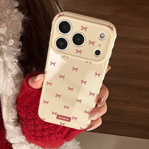 Funda Protectora para iPhone 17 Pro Max, Diseño de Lazo Rojo de Año Nuevo, Pantalla Completa, Suave, Protección Total, Antigolpes - Product Image 3