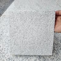 Dalles de granit blanc sésame G303 modernes, surface sablée, prix super bas direct usine, garantie 5 ans, découpe sur mesure pour plaza