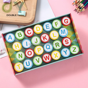 Juego <span class=keywords><strong>de</strong></span> Sellos Redondos <span class=keywords><strong>de</strong></span> Plástico con Temática <span class=keywords><strong>de</strong></span> Fantasía y Ciencia Ficción, 26 Letras del Alfabeto, Coloridos, Personalizados, para Comentarios <span class=keywords><strong>de</strong></span> Profesores - Product Image 1