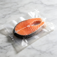 Sacs sous vide en nylon PA transparent de qualité alimentaire, scellés à chaud, lisses, à trois soudures latérales, pour sachets plastiques de sandwichs