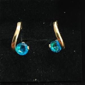 Nouvelles boucles d'oreilles créoles géométriques mignonnes en micro-zirconium et acier inoxydable, style coréen, pour femme, idéales pour les fêtes - Product Image 6