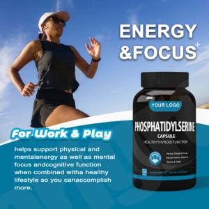 Cápsulas de fosfatidilserina para el cuidado de la salud vegana, suplementos alimenticios OEM - Product Image 6