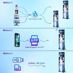 360SPB | Écran d'affichage de l'affiche numérique P2.5 écran LED d'intérieur épissant l'écran d'affiche HD mince et léger numérique Portable pour les intérieurs - Product Image 5