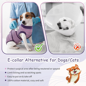 WL Soft Dog Surgery Suit Breathable Neuter Suit Male Dogs Anti-Licking Onesie Surgery Body Suits <strong>Cone</strong> L Substitute Pet Clothes - Product Image 4