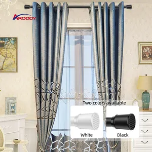 ARODDY Support Customization 2.6-3.5m Curtain Rod Free Shipping Curtain Rod Luxuriant Tendable Curtain Poles