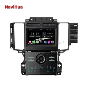 Navihua Android Car DVD Player Audio <b>Stereo</b> GPS Navigation <b>System</b> Car Radio Multimedia for Tesla Style Ford Taurus 2010 - Product Image 1