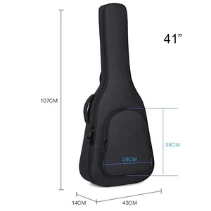 36 38 39 40 41 42 inci tas penyimpanan casing kinerja instrumen portabel kustom pabrik gitar akustik EVA - Product Image 3