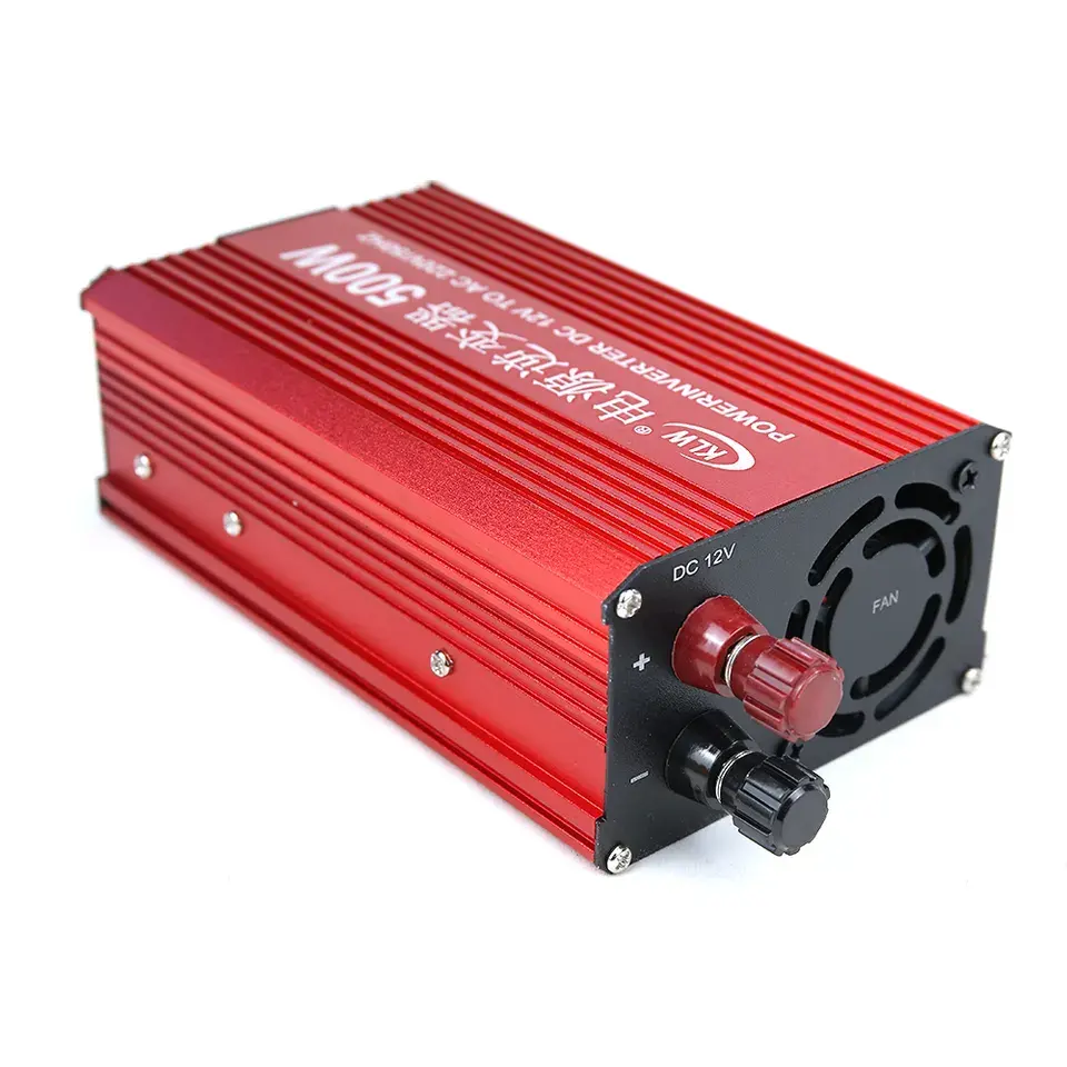 500w Solar Power Inverter sell like hot cakes Car inverter with battery and equipment Corrected Sine Wave Converter