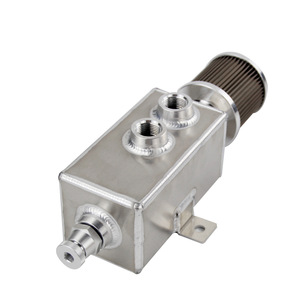 Réservoir d'air en aluminium Poyracing 1L avec filtre pour l'amélioration des performances automobiles - Product Image 4