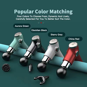 Pistola de Masaje Muscular de Percusión Dual Inalámbrica Profesional de Alta Frecuencia de 4 Cabezales, Mini Masajeador Eléctrico Portátil de Mano - Product Image 5