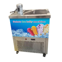 Commerciële ijslollymachine, enkelvoudige mal, heerlijk ijs, ijslollymachine