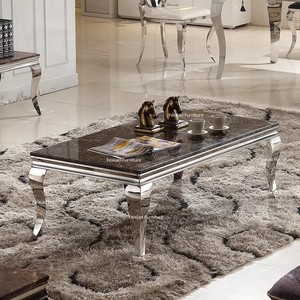 Cheap Home Furniture <strong>Dining</strong> <strong>Tables</strong> Party Stainless Steel Frame <strong>Square</strong> <strong>Glass</strong> Coffee <strong>Table</strong> - Product Image 3