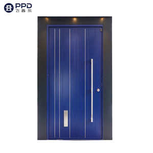 Puertas DE SEGURIDAD pivotantes para casas Puertas de entrada delantera Diseño moderno de lujo Buen precio Antirrobo para África Arabia Saudita Mercado de Omán - Product Image 4