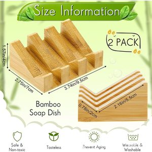 Solid Wood Soap Dish Irregular Shape <b>Draining</b> <b>Rack</b> For Bathroom Hotel Guesthouse Soap Holder Retro Color No Drill Installation - Product Image 5