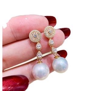 อุปกรณ์ทำเครื่องประดับเงินแท้ S925 สำหรับต่างหูมุก ดีไซน์สวยงาม พร้อมลูกปัดทรงกลมขนาด 9-15 มม. ถาดใส่ต่างหูแบบเปล่า รุ่น 22023 - Product Image 5