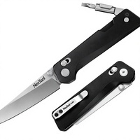 Couteau de poche pliable NEXTOOL NE20423, multi-outil EDC, lame en acier inoxydable de 3 pouces, manche en nylon renforcé de fibre de verre, axe