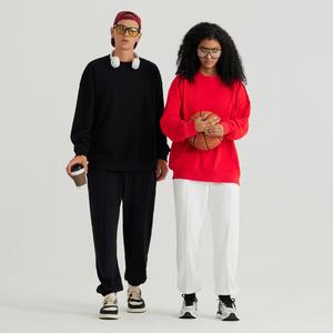 Nouvelle arrivée Logo personnalisé sweats 380 GSM hommes col rond automne en gros - Product Image 4