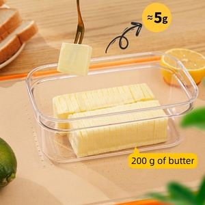 Wholesale Sealed Butter Cutting Box with Lid <b>Cheese</b> Preservation <b>Storage</b> <b>Container</b> for Food & - Product Image 3