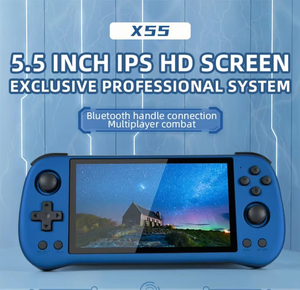 Console de jeu portable rétro FORYOBUD X55, écran HD de 5,5 pouces, console de jeu portable WiFi pour enfants et adultes, RK3566, émulateurs open source - Product Image 4