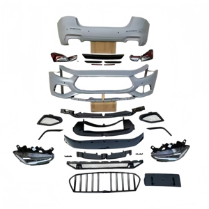 Kit carrosserie de mise à niveau de style GTS neuf et de haute qualité, comprenant un becquet avant et un pare-chocs arrière, pour <span class=keywords><strong>Maserati</strong></span> Ghibli, ajustement universel - Product Image 3