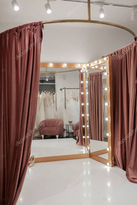 Lớn phù hợp phòng cửa hàng thiết kế nội thất ý tưởng treo tường giá thay đồ thay đổi phòng - Product Image 4