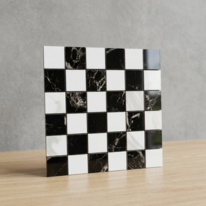 Azulejos de pared de vidrio decorativos mosaico Backsplash diseño cubo 3D cuadrado porcelana calidad EXPORTACIÓN DE India - Product Image 1