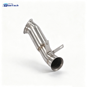 Kit de downpipe en acier inoxydable 304 pour BMW F87 M2 F10 535i F22 M235i N55 3.0T, échappement haute performance avec protection thermique - Product Image 3