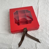 Boîte à gâteau transparente personnalisée en gros de 6, 8, 10, 12 pouces avec fenêtre, boîte d'emballage en papier pour pâtisserie, boulangerie avec poignée