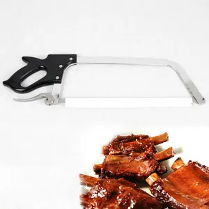 Serra cortadora de carne ou arco de cozinha, máquina de serra manual para cortar ossos de carne