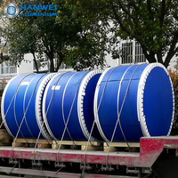 Kustom Pola Kulit Jeruk Timbul Stucco Aluminium Lembaran Roll