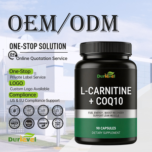 Cápsulas de Té Verde con L-Carnitina Natural, Suplemento Quemagrasas, Orgánico, Sin OMG, Certificado HACCP y Halal, en Bolsa Resellable, Entrega Rápida, OEM - Product Image 1