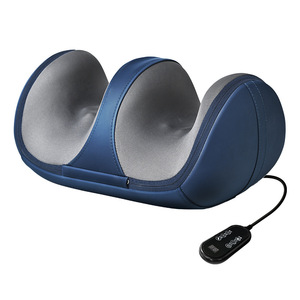 Electric Foot Massager Dark Blue Calf Massage With <b>Remote</b> <b>Control</b> <b>Plug</b> In Timing Function - Product Image 1