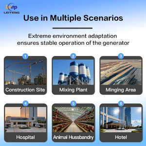 Groupe électrogène diesel silencieux, alternateur 20kw 30kw 50kw 80kw 100kw 200kw 300kw 500kw 800kw 1000kw - Product Image 5