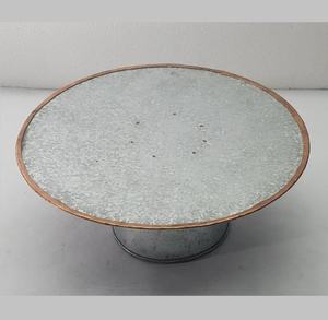 Soporte de postre de un solo nivel, moldeado de cobre de alta calidad, soporte de Metal para pastel, plato de pastel para fiesta de cumpleaños y boda - Product Image 2