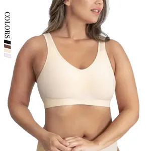 Dropshipping Big Size Sports Bra,black White Breathable Wire Free