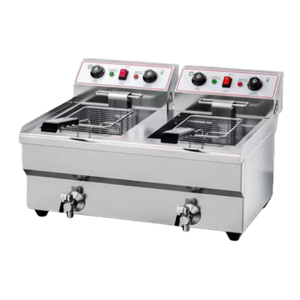 Multifunctional Commercial/Household Deep <b>Fryer</b> Chicken Potato Chips Double/Single Tank Steel Food Processing - Product Image 1