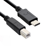 Câble pour imprimante USB 1.5 Type C à Type B, 1m 2.0 m 2m, pour imprimante, scanner, piano électrique