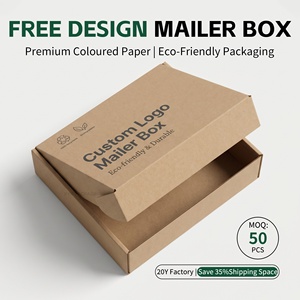 Scatole di Spedizione Personalizzate per Imballaggio, Piccole Scatole in Cartone Ondulato per Spedizioni Postali, Mailer Biodegradabile per Materiale Pubblicitario - Product Image 1