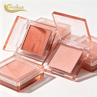 Palette de fard à joues en poudre personnalisée, vente en gros, cosmétiques à marque privée, fard à joues hautement pigmenté, lisse et facile à estomper, maquillage pour le visage