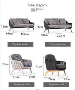 <span class=keywords><strong>Set</strong></span> di Divani da Esterno per Patio, Parco e Hotel, con Copertura Resistente alle Intemperie, <span class=keywords><strong>Set</strong></span> in <span class=keywords><strong>Rattan</strong></span> per Soggiorno e <span class=keywords><strong>Giardino</strong></span> - Product Image 2