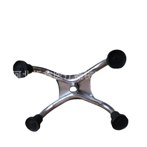 Bâton de marche en acier inoxydable Jinhui, antidérapant, réglable en hauteur, avec quatre points d'appui, pour usage extérieur, destiné aux personnes âgées - Product Image 1