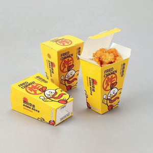 Factory Wholesale Customized Disposable Chicken Chips Popcorn Carton Takeaway <b>Box</b> paper <b>Cups</b> for Snack Bucket Paper <b>Box</b> - Product Image 4