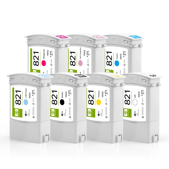Ocbestjet 400ML 821 Remanufactured Ink Cartridge With Latex Ink New Condition Compatible for HP Latex 310 330 360 Printers