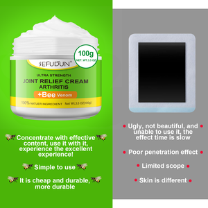 SEFUDUNサポート関節組織修復100g筋肉関節炎関節ケア痛み軽減蜂毒クリーム - Product Image 5
