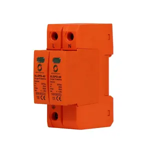 Worldsunlight CE T2 Class high quality AC SPD L+N 2Pole 40kA 320V DPS surge protective device