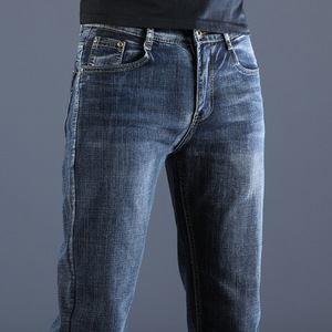 <span class=keywords><strong>Jeans</strong></span> da <span class=keywords><strong>Uomo</strong></span> Personalizzati a Gamba Dritta <span class=keywords><strong>Pantaloni</strong></span> Casual in Denim Elasticizzato Taglie Forti - Product Image 6