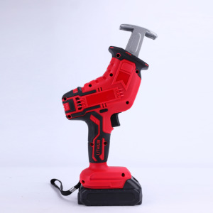 Scie à batterie multifonctionnelle 18V, portable, pour bois et métal, sans fil, avec lames, dents et lumière LED, scie sauteuse sans fil portable - Product Image 1