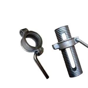 Accessoires de poteaux de soutènement en acier réglables à prix d'usine : Manchon fileté avec écrou - Product Image 3